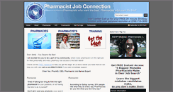 Desktop Screenshot of pharmacistjobconnection.com